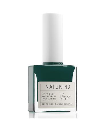 NAILKIND Green Nail Polish - Snake Charmer - Bright Nail Varnish - Vegan Nail Lacquer + Peta Certified + Cruelty Free - Quick Drying & Long Lasting - Chip Resistant Manicure - 8ml