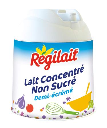 Régilait Unsweetened Condensed Milk Pot 200 g - Pack of 10