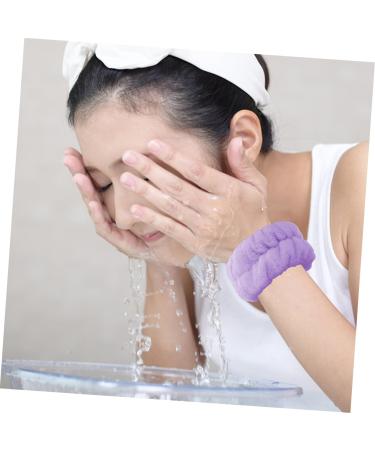 PACKOVE 3paires Bracelets-serviettes pour Lavage du Visage pour Usage Domestique Confortables et Absorbants pour Spa - Buy Online on GoSupps.com