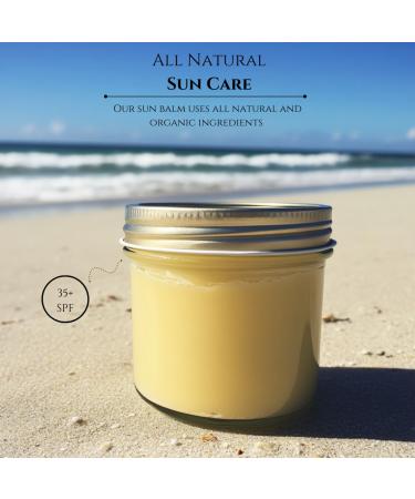 Beef Tallow & Zinc Sunblock | SPF 35 Tallow Sunscreen | Reef Safe & Water Resistant | Organic 100% Grass Fed Tallow Moisturizer (2oz - Buy Online on GoSupps.com