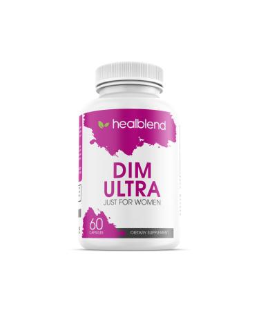 healblend DIM Ultra Dietary Supplement 350mg with Bioperine Diindolylmethane Estrogen Metabolism Support Hormone Balance & PMS Relief 60 Capsules