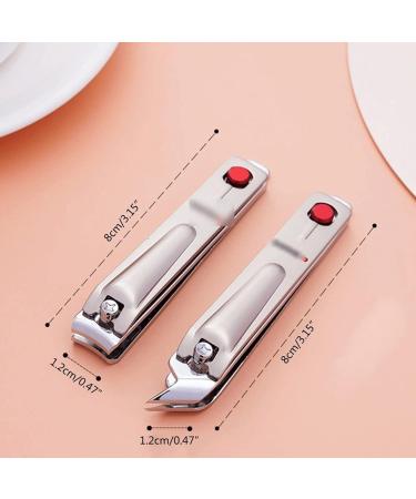 HCHGJKN Nail Clippers Nail Clipper Factory Wholesale Nail Clipper Home Large Pointed Oblique Nail Clipper Manicure Set(Oblique mouth) - Buy Online on GoSupps.com