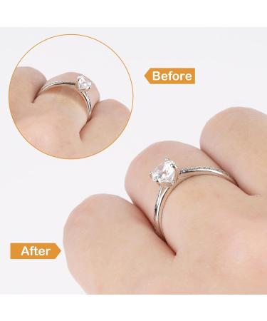 ARCUAT Ring Sizer Adjuster 12 Pack - Invisible Clear Silicone Ring Guard for Women Men - Ring Resizer Tightener Spacer - Resize Loose Rings Easily - Buy Online on GoSupps.com