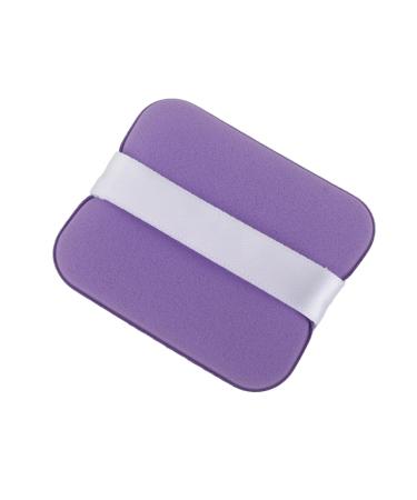 Verdant Touch Cushion Puff Dual Sided Powder Puff Soft Cosmetic Puff Sponge Wet Dry Makeup Tool Light Purple Rectangle