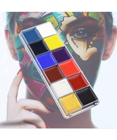 Beaupretty 12 Color Face & Body Oil Palette - SFX Makeup for Halloween Cosplay & Art - High Pigment Face Painting Palette - Buy Online on GoSupps.com