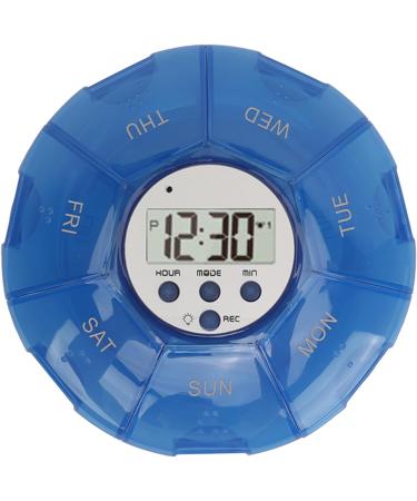 Smart Medicine Box with Recording 7-Day Reminders for Elderly & Blind - International Shipping Available - Buy Online on GoSupps.com