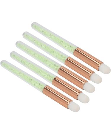 5pcs Lip Brush Round Tip Rhinestones Handle Soft Hair Makeup Brush for Lipstick Lip Gloss Lip Smudge Brush Professional Lip Makeup Brush - Buy Online on GoSupps.com