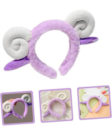 Holibanna Headband Unique Hair Decor Party Prop Sheep Horn Headdress Adorable Hairband Halloween Hairband Halloween Hair Accessory Party Headdress Lovely Hair Hoop Sheep Horn Hair Band - Buy Online on GoSupps.com