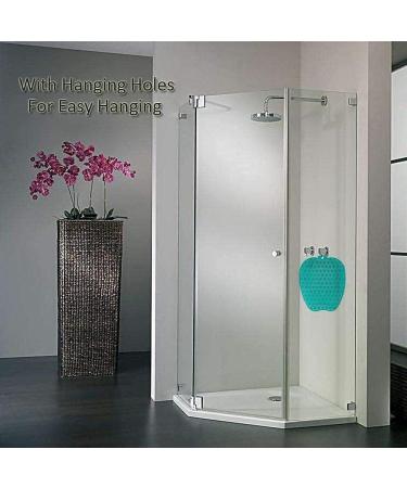 ENFILY Shower Foot Scrubber - Non Slip Silicone Pad for Exfoliating Dead Skin - Green - Buy Online on GoSupps.com