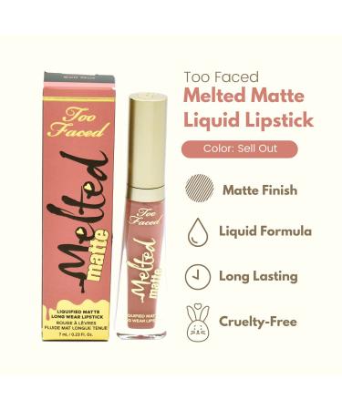 Too Faced Melted Matte Sell Out - Long Wear Lipstick - Buy Online on GoSupps.com