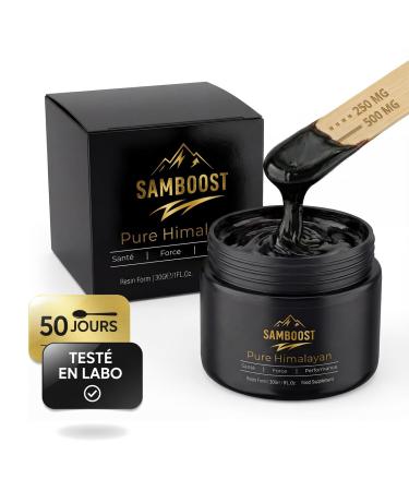 Shilajit R sine Pure 30g Grade Premium Himalaya Compl ment Alimentaire Naturel nergie Vitalit & Immunit - 75% Acide Fulvique