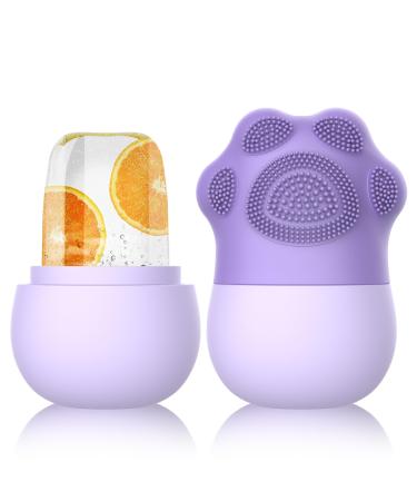 Geeric Ice Roller silicone ice cream facial cleaning brush face facial massage facial ice scooter face tightening anti-aging wrinkle tight dark rings reduce sore muscles cat paw