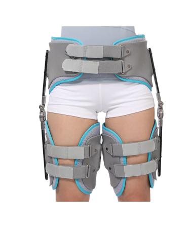 Post Op Hip Protector Adjustable Hip Stabiliser Support Brace Perforated Lining Design Comfortable and Breathable Hip Support Brace Fo Pull Injury Sciatica Pain Relief.