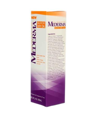 Mederma Quick Dry Oil 3.4 oz ( Pack of 2) - Buy Online on GoSupps.com