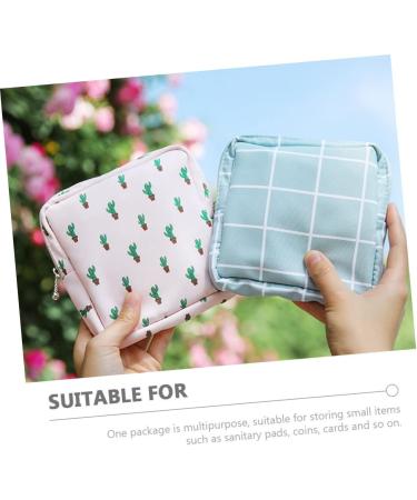 Buy Gleavi 6 STK Women's Bandage & Period Tampon Storage Bags | Stylish Polyester Cotton Wallet for Menstrual Care - Buy Online on GoSupps.com