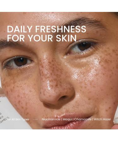 VEGANIS Daily Refreshing Face Toner Mist with Niacinamide Maqui Chamomile & Witch Hazel Hydrating Soothing Astringent 4.22 Fl Oz - Buy Online on GoSupps.com