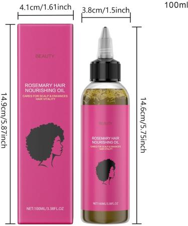 Jingmiger Hair Growth Oil - 100ml Nourishing and Moisturizing Solution Fortifying Oil For Women and Men Growth Boost Thickening Repair Travel Home Spa - Buy Online on GoSupps.com