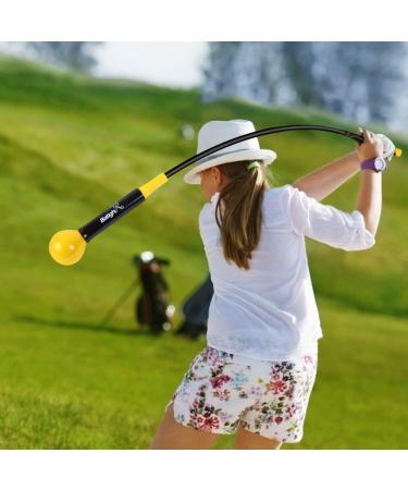 Greatlizard Golf Swing Training Aid - 48 Yellow Golf Trainer for Strength, Flexibility, and Tempo Training - Golf Accessories for Men and Women - Buy Online on GoSupps.com