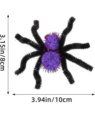 Spider Hairpins - Hair Styling Spider Pins for Halloween Spider Barrettes Halloween Hair Accessories for Family Friends Women Purple - Buy Online on GoSupps.com