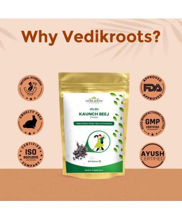 Green Gold Pharmaceuticals Kaunch Beej Powder Tap into the Power of Ayurveda for Increased Strength and Stamina 100g 100g - Buy Online on GoSupps.com
