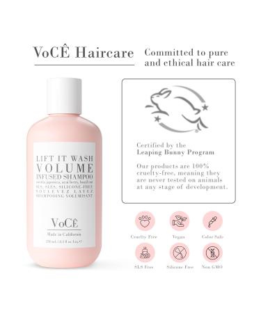 VoC Haircare Volume Shampoo - Natural Non-Toxic Vegan & Cruelty-Free for Luxurious Hair (8.5oz - Buy Online on GoSupps.com
