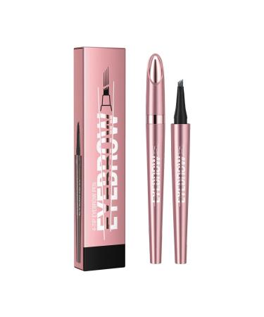 Eyebrow Pen Eye Brow Pencils for Women with 4-Fork-Tip Create Natural Hair-Like Brows Microblading Eyebrow Pen (04)