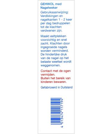 GEHWOL Med Nail Softener 0.5 oz - Professional Nail Care Solution - Buy Online on GoSupps.com