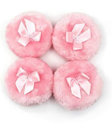 Super Bellies Happy Powder Puff Baby Powder Puff Glitter Round Bow Baby Powder Puff Bow Knot Body Powder Puff Round Powder Puff Makeup Sponge Bulk One Size Pink - Buy Online on GoSupps.com