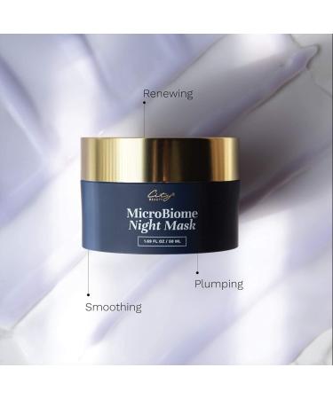 City Beauty MicroBiome Night Mask | Nourishing Overnight Face Mask for Dull Skin Large Pores & Wrinkles | Prebiotic & Probiotic Blend | Anti-Aging Cruelty-Free Skincare - Buy Online on GoSupps.com