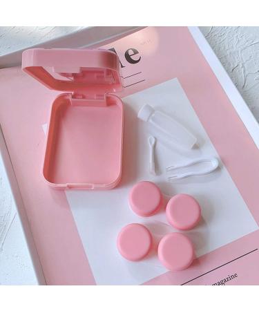 Xming Beauty Contact Lenses - Stylish Two-Part Memory Cases for Girls - Portable & Colorful (B) - Buy Online on GoSupps.com