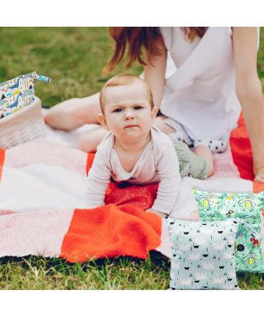 Grovble 3-Piece Wetbag Set | Reusable Zipper Organizer for Babies | High Capacity Diaper Bags for Kindergarten & Travel - Buy Online on GoSupps.com