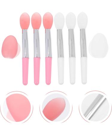 DOITOOL 2 Sets Lip Stick Dust Cover Make up Kit Lip Makeup Stick Lipstick Brush Convenient Silicone Lip Mask Brush Lady Tools Makeup Tool Silica Gel Miss Brush Tool To Sleep - Buy Online on GoSupps.com