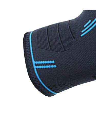 Knee Brace - Nylon Knit Knee Support & Pads for Running & Basketball | Size M - Comfort & Protection - Buy Online on GoSupps.com