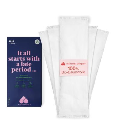 The Female Company puerperium tie superabsorbing for the weekly flow recording |Hygienic puerperium deposits prevent skin irritation from i to support & protect wound stitching (10 pieces) 10 pieces (1 -pack)