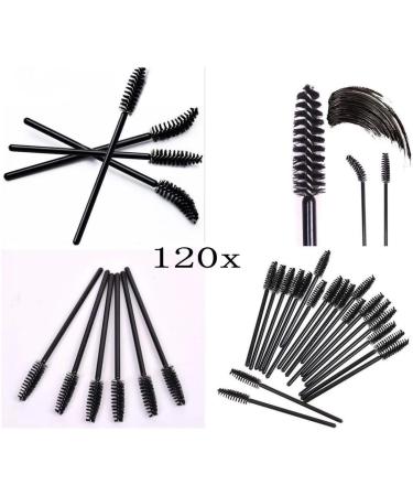 JZK 120 Disposable Eyelash Brushes Set | Eyelash Comb & Mascara Brush for Flawless Makeup | International Shipping Available - Buy Online on GoSupps.com