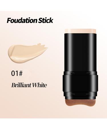 2 in 1 Anti-Wrinkle Foundation Multi-Use Foundation Foundation with Built-in Foundation Brush Moisturizing Lightweight Makeup Cream (#1 Blanco Marfil) - Buy Online on GoSupps.com