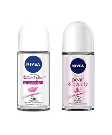 Nivea Nivea 48H Whitening Smooth Skin And 24H Pearl & Beauty Deodorant For Women 50Ml