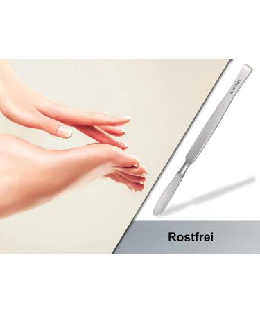 Professional Hornhauber Skalpell Cream-Scrub | Stainless Steel Cornel Remover for Gentle Foot Care - 17 cm (Model 3) - Buy Online on GoSupps.com
