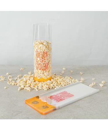 Restaurantware Bag Tek 17 x 7 Inch Popcorn Bags 100 Greaseproof Popcorn Favor Bags - Hot & Cold Friendly Freezable Clear PE Plastic Carnival Popcorn Bags For Event Favors Or Goodie Bags - Buy Online on GoSupps.com