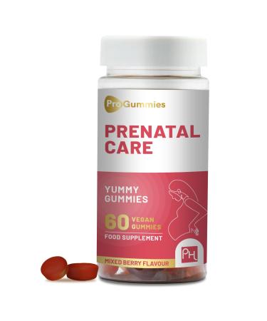 Prenatal Care Gummies | 60 Vegan Pro Gummies | Yummy Gummies with Essential Prenatal Vitamins & Minerals | 400mcg Folic Acid | Pregnancy Vitamins for Women by Prowise - Buy Online on GoSupps.com