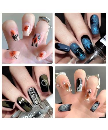 Biutee Nail Stamper Kit - Stamping Plate Set with Silicone Stamper & Scraper - Holiday Nail Art Supplies with Storage Bag - Buy Online on GoSupps.com