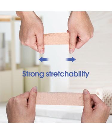 Self Adhesive Bandage Wrap - 12 Rolls Vet Tape Athletic Non-Woven Bandages for Thumb Wrist Ankle & Finger - 12 Colors - Buy Online on GoSupps.com