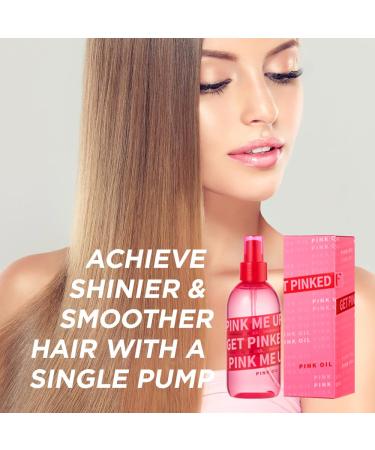 Buy GET PINK ME UP Hair Oil - Deep Hydrating Floral Essence Serum with Rose Extract Coconut & Avocado Oil - 6.7 Fl oz for Shiny Nourished Hair - International Shipping Available - Buy Online on GoSupps.com