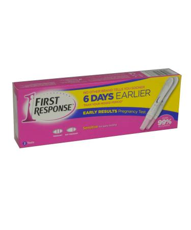 2 x First Response Pregnancy Testing Kits OLD STYLE (2 Test Pack) 4 Tests in Total
