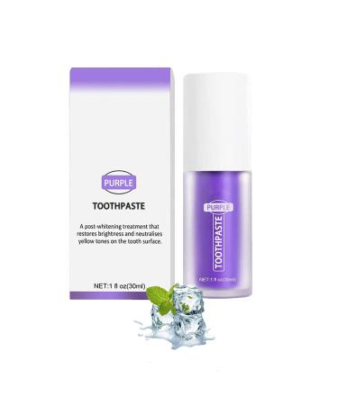 Purple Toothpaste for Teeth Whitening  Stain Removal Toothpaste  Purple Tooth Whitening Toothpaste for Sensitive Teeth  Purple Whitening Gel Extra Whitening Removal Yellow Teeth and Teeth Stain