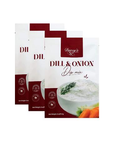 Darcy's For All Seasons, Dill and Onion Dip Mix .6 oz - 3-Pack