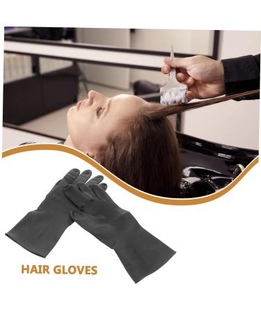 FOMIYES 9 Pairs Hair Dye Glove Shampoo Hair Salon Gloves Coloring Gloves Black Gloves for Hair Coloring Medium Small Mens Glives Reusable Rubber Hair Dressing Gloves Non-slip Man Tool - Buy Online on GoSupps.com