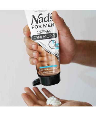  Nad's For Men Nad's For Men Hair Removal Cream for Men's Body Chest Back Legs and Arms 200 ml - Buy Online on GoSupps.com