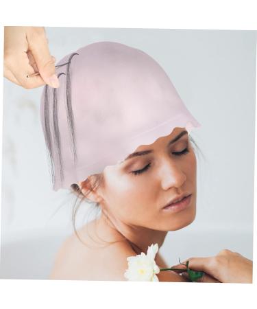 HONMEET Silicone Highlighter Cap Hair Frosting Cap Colouring Dyeing Cap Dyeing Color Tool Highlighting Hat Hair Dye Cap Highlight Cap for Hair Frosting Tipping Cap Dye Caps - Buy Online on GoSupps.com