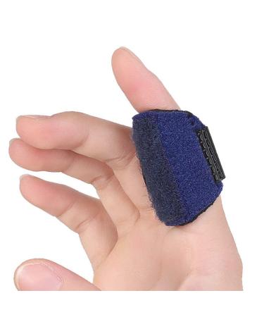 Finger Splint & Mallet Finger Brace - 3D Breathable Fabric Stabilizer for Stenosing Tenosynovitis Relief - One Size (Blue - Buy Online on GoSupps.com